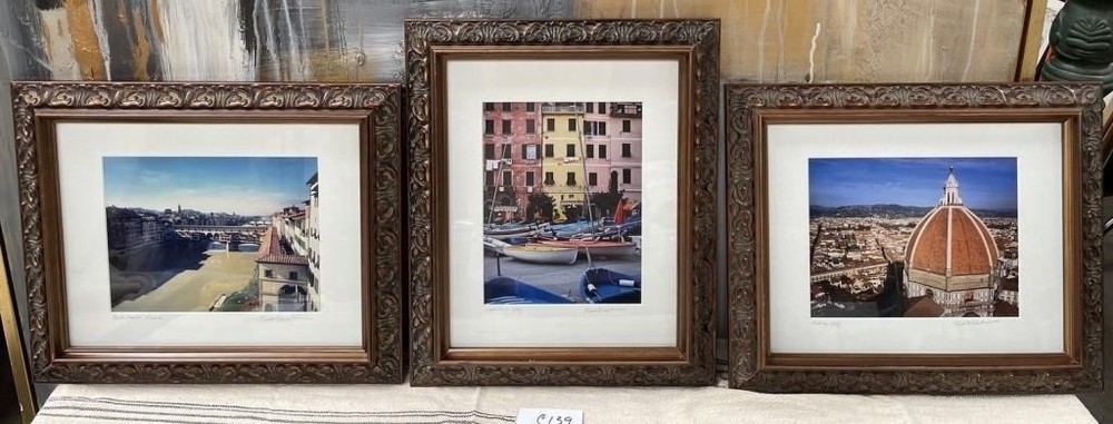 ​🇮🇹 SIGNED 3pcs Boutique Gallery Set – Italian Collection by Todd A. Williams