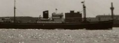 Great old negative – port unknown to me – tug fair play??