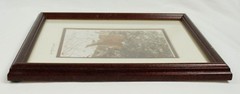 Mountain Lion Stalking in the Snow John Eveland Signed Photo Wood Framed