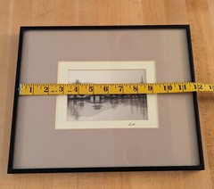West Lake Jixian Pavilion Hangzhou City China Framed Photo Black White Matted