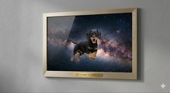 Space dog ital Wall Art Print – Cute Tuxedo Cat Floating in Galaxy Milky Way,