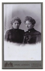 Photograph Bruno Wensche, Dresden, Leipzigerstr. 58, Photographer Monogram M