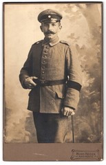 Photograph Hugo Heider, Marktredwitz, portrait UFZ. field grey uniform rgt. 7