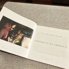 Portraits of America by William Allard 1st Edition Hardcover. Excellent.