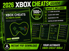 Digital Xbox Cheats Guide PDF 2026 Classic Edition 500+ Pages Retro Game Codes T