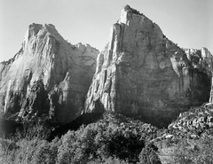 ZION NATIONAL PARK, UTAH By Ansel Adams Giclee Fine Art Repro 18.5×24