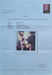 NOBUYOSHI ARAKI *Bondage*POLAROID ORIGINAL SIGNED & CERTIFIED BY ARTIST