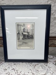 Paris Cafe Framed & Signed Photograph 13×16” Connie Begg
