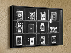 Vintage Cameras Photo Print, «Camera Cubby». Film Photography Wall Art – New!