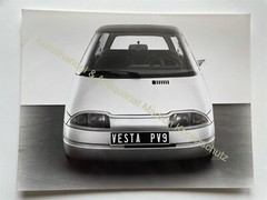 orig. Large press photo sales photo car Renault Vesta PV9 21.5×16.5cm