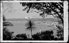 Nice, General View, France, Glass Plate Photo Negative Black and White 9×14 cm