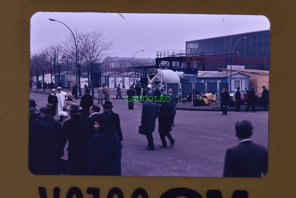 Dia Leipzig Autumn Fair 1963 on the exhibition grounds technology GDR