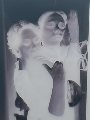 5##Photo negative film -Vintage- Kissing women – Lesbian couple – Love – Kiss