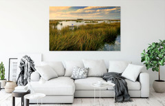 Boat on Lake Titicaca Peru – on Canvas – South America Travel Art Scenery 16X24