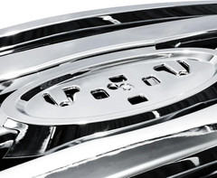 Front Bumper Upper Grill Fit for 2009-2014 Ford F-150 F150 Xlt,Chromed Grille Bu