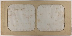 France Paris La Seine Island Of The City c1858 Photo Stereo Diorama Vintage