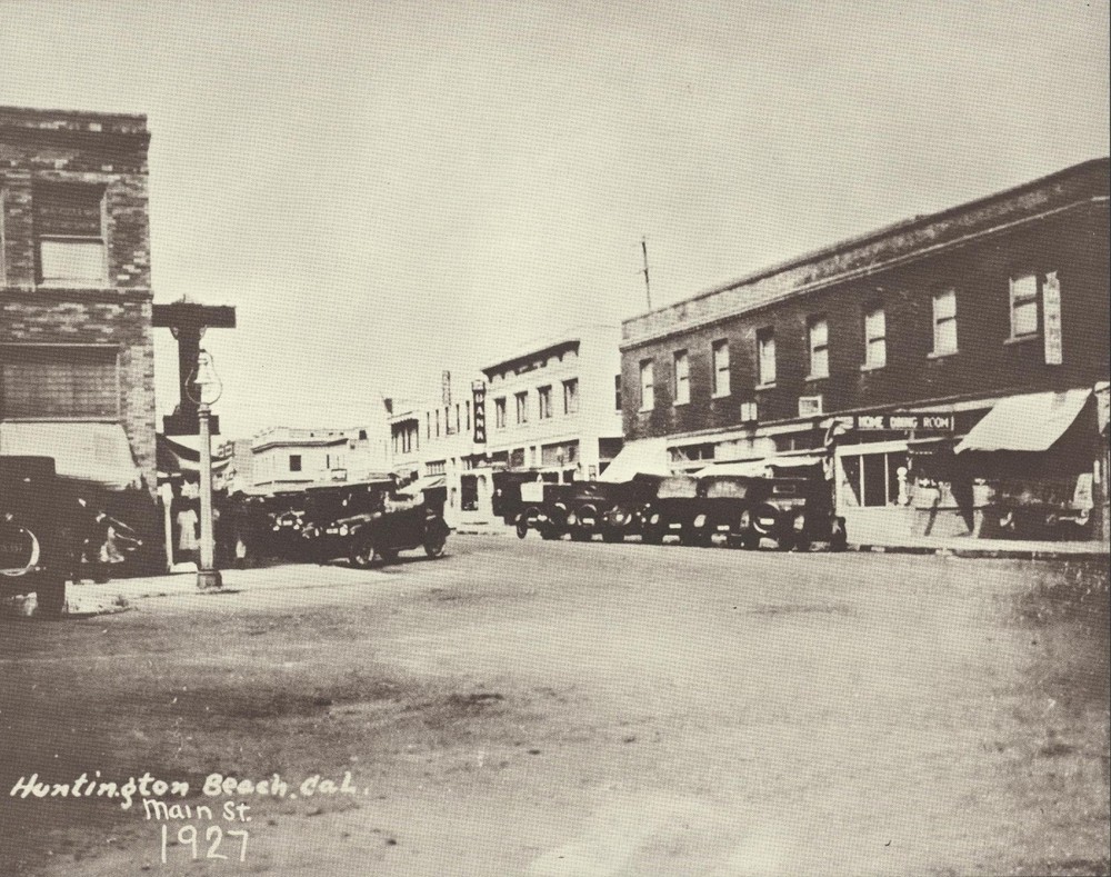 HUNTINGTON BEACH Surf City MAIN STREET 1927 Photo Print 944 11″ x 14″