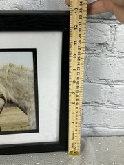 Jennifer Meyers Equestrian Photography «Horse Kiss» Framed & Matted Wall Art
