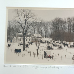 BILL COLEMAN Amish Photograph #310 Signed Artist “January Wedding” Framed #15