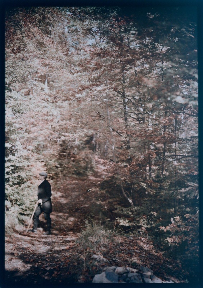 Autochrome / Vintage Glass autochrome / Format 13 x18 cm / C.1910.