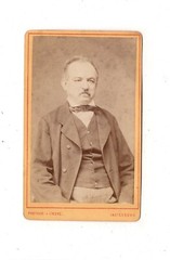 v. Liedke CDV photo portrait of a man-Insterburg Chernyakhovsk 1870s