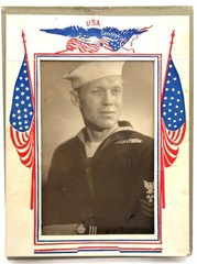 World War II / Original Photo Portrait of U.S Navy Machinist Mate “Bud”