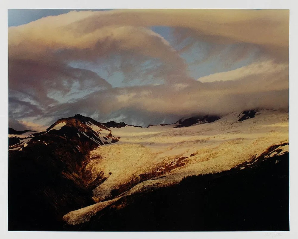 Eliot Porter Dye Transfer Photograph – Signed Mt Baker Washington