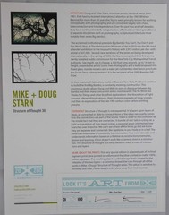 Mike Starn / Structure of Thought 30 8 x 10 LIMITED EDITION ARCHIVAL Signed 1st
