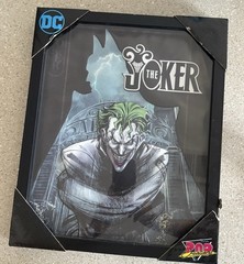 DC Comics The Joker Insane 3D Lenticular Framed Wall Art