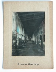 Art COLORED PHOTOGRAPH San Fernando MISSION CALIFORNIA