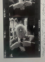 Vintage MARK SENNET ‘Family Plot’ ALFRED HITCHCOCK Portrait SIGNED Photograph