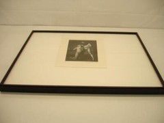 Original signed Photograph framed Paul Schroeder Denver Artist 1993 Male Nudes