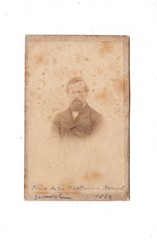 CDV photo brewmaster Franz Anton Hartmann-Germersheim? 1860s