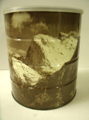 ANSEL ADAMS Winter Morning Yosemite Valley HILLS BROS. COFFEE CAN 1969 with LID