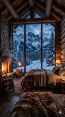 8*10 cozy cottage house photo print warm beautiful home wall art decor bedroom