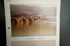 Photo View Heidelberg 1984 Steamer Bridge Church Color Lot Picture Building House