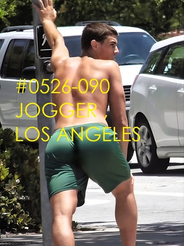 MALE PORTRAIT #0526-090 -jogger in los angeles, ca – freeShipUS