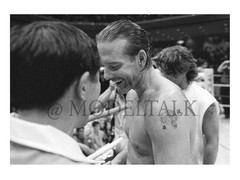 Mickey Rourke Fight in Tokyo Original photograph from the archive of Charlier