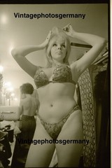 Z5955 Negative 1960s American Social History Topless Girl Jeani Monroe Pinup Nude