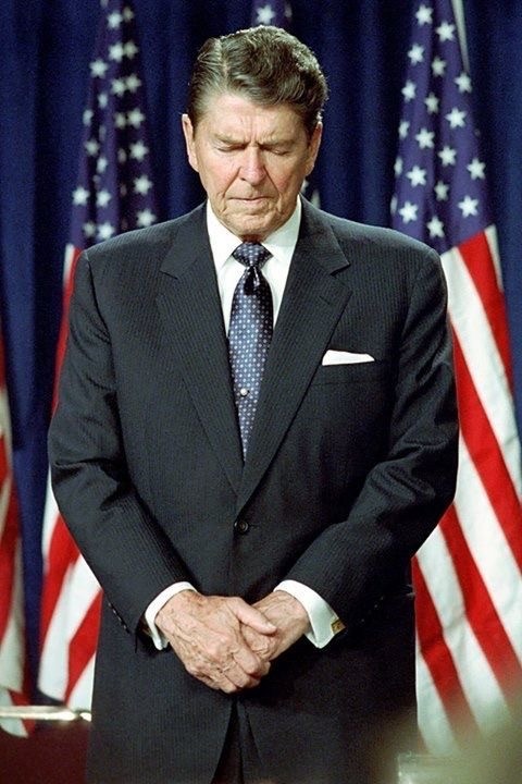 Ronald Reagan 8×10 Photo President Reagan Portrait Vintage White House 40th USA