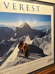 1996 Everest Film Expedition Framed Film Poster Signed David Breashears IMAX