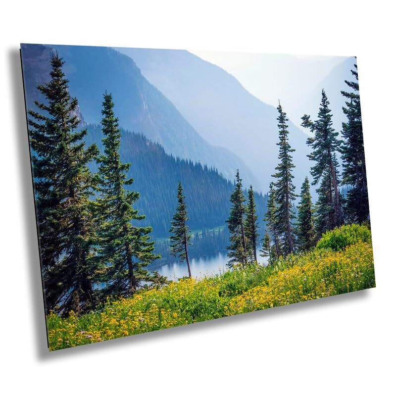 Botanical Wonderland: Summer Wildflowers at Glacier Montana Print