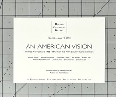 Ben Shahn (1898-1969) Art Announcement Card 1993 – An American Vision