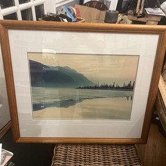 THOMAS MANGELSEN COLOR PHOTO 1986 SIGNED NUMBERED YUKON LAKE
