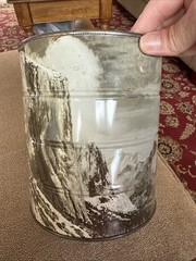 ANSEL ADAMS Winter Morning Yosemite Valley HILLS BROS. COFFEE CAN No Lid (TD)