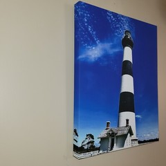 Canvas Photo Bode Island Lighthouse Corolla, NC 16×20 Signed Ltd Ed Gallery Wrap