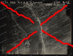 Photo-Aerial Photo-Fl.24-Zawałów-Zavaliv-Tarnopol-Poland-East-World War I-1917-311