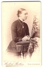 Photograph Bullock Brothers, Royal Leamington, 138 The Parade, Girl with Neck