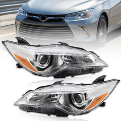 Headlights Fit 2015 2016 2017 for Toyota Camry LE/SE/XLE Replacement Former Ones