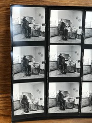 NEWLY FOUND Hendrickson PHOTO Contact Sheet Proof & Negatives IN-HOUSE DR. VISIT